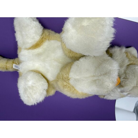 Vtg Dakin Soft Classics Creations Lion Cub Plush Stuffed Animal Toy w/ Collar - Picture 7 of 9